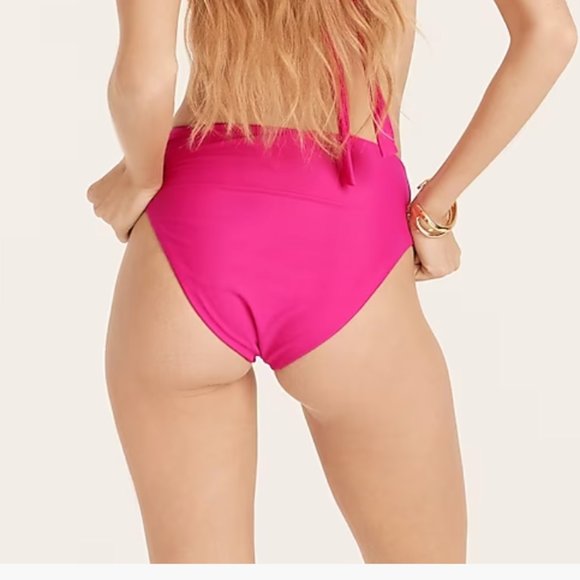 J. Crew Tie High-Rise Bikini Bottom - Picture 3 of 9